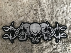 Patch-uri/Embleme autoadezive brodat geaca piele/textil moto/rock/punk foto