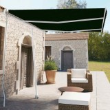 VidaXL Copertină autonomă retractabilă manual, antracit, 350x250 cm
