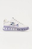 Karl Lagerfeld sneakers din piele KAPRI KUSHION culoarea alb, KL62610H