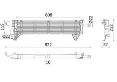 MAHLE CR 2636 000P Radiator, racire motor foto
