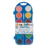 Set Acuarele Carioca, 12 Culori, Pensulă Inclusă, Multicolor