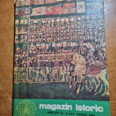 Revista Magazin Istoric - august 1980