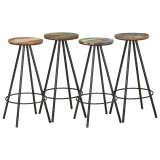 Cumpara ieftin Scaune de bar, 4 buc., lemn masiv reciclat