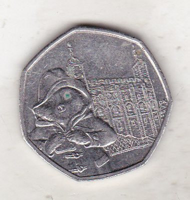 bnk mnd Anglia Marea Britanie 50 pence 2019 Paddington foto