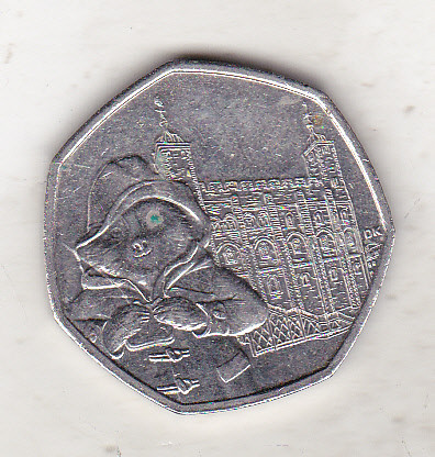 bnk mnd Anglia Marea Britanie 50 pence 2019 Paddington