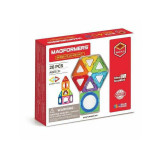 Clicstoys - Set de constructie Magnetic Basic Plus , Magformers , 26 piese, Clics toys