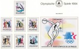 Mozambic 1983 Mi 928/34 + bl 15 MNH - JO de vara din 1984, Los Angeles, Nestampilat