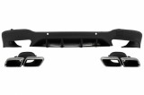 Difuzor bara spate Mercedes GLC X253 SUV 2015-2019 design GLC63 crom