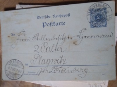 Plic circulat interbelic timbre Carol I Germania Rich foto