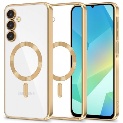 Husa MagSafe pentru Samsung Galaxy A16 5G A166 / A16 4G A165, Tech-Protect, Magflex, Aurie foto