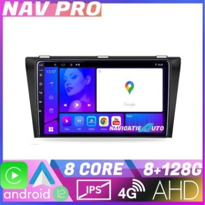 Navigatie Mazda 3 2009 2014 KIT 034 EDOTEC-LITE Android Ecran 720P Octa Core 8 128 Carplay CarStore Technology foto