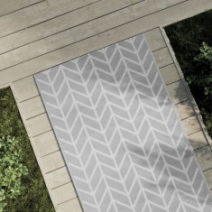 vidaXL Covor de exterior, ARAKIL gri, 80x150 cm, PP