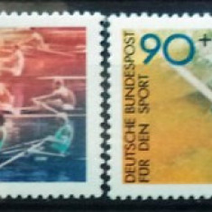 GERMANIA 1981 – SPORT. PLANORISM SI CANOTAJ, serie nestampilata, R18