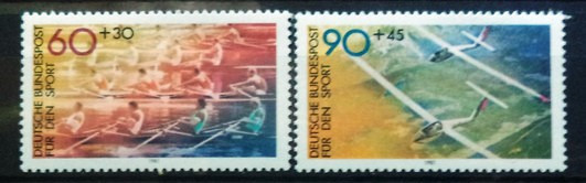 GERMANIA 1981 &ndash; SPORT. PLANORISM SI CANOTAJ, serie nestampilata, R18