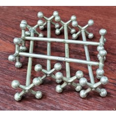 6 suporturi pentru tacamuri din metal argintat, Perioada Interbelica