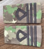 C3 - Grade militare parasutism - mozaic - capitan parasutist - piesa de colectie