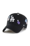 47 brand șapcă de baseball din bumbac MLB Los Angeles Dodgers culoarea negru, cu imprimeu, B-FLRAC12GWS-BK