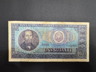 100 lei 1966 foto