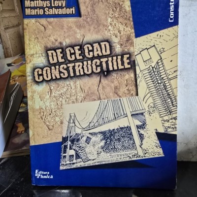 De ce cad constructiile - Matthys Levy foto