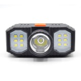 Lanterna de cap CREE XPE, reglabila, 13 LED, USB, 30W