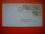 HOPCT PLIC S FDC NR 752 BEAUTIFUL AMERICA -ARBORI 1966 -SUA -CIRCULAT