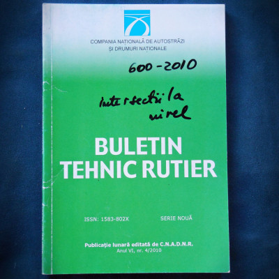 BULETIN TEHNIC RUTIER - NR. 4 / 2010 foto