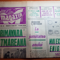 magazin 27 iunie 1970-articol despre orasul satu mare,articol fotbalistul pele