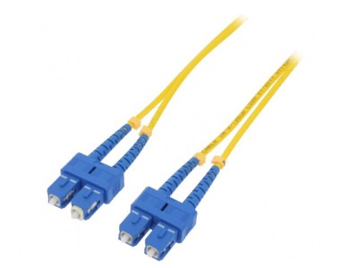 Patch Cord Fibra Optica SC/UPC 5m LSZH Galben foto