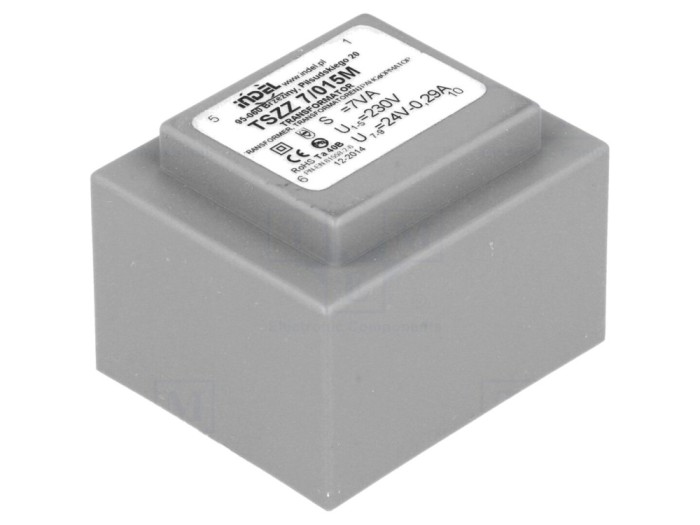Transformator &icirc;ncapsulat 7VA 230V 24V PCB