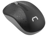 Mouse wireless NATEC optic USB A, 3 butoane, rază 10m, negru-gri ergonomic