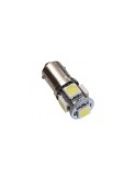 Led auto H6W, BAX9S cu 5 leduri SMD