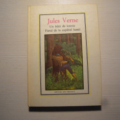 Carte: Jules Verne - Un bilet de loterie / Farul de la capatul lumii, 1986