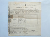 SCOALA DE FETE NR 1, GIURGIU- Certificat de examen, 1919