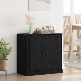 vidaXL Bufet Stejar Negru 70 x 35,5 x 67,5 cm Lemn compozit 881345