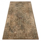 Covor de l&acirc;nă Omega LUMIER Ornament vintage iron verde, 170x235 cm