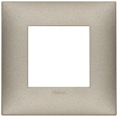 Rama Ornament rectangulara 2M Vimar Neve titaniu mat 09662.23 foto