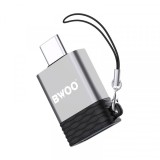 Adaptor OTG USB-A - USB-C BWOO BZ-35, Gri