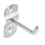 Carlige simple 40 mm din otel pentru panou de unelte, set 5 buc NEO