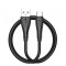 Cablu Date si Incarcare USB-A - USB-C BWOO BO-X318C, 27W, 1m, Negru