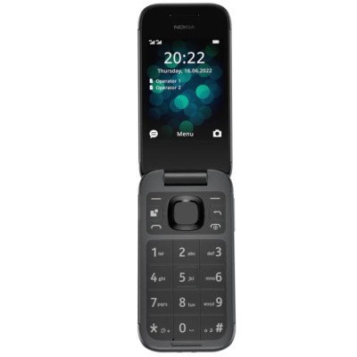 Telefon Mobil Dual SIM Nokia 2660 Flip, 4G, Black foto