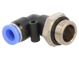 Racord Push-in Unghi G 3/8 PBT 0-60&deg;C