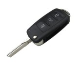 Cheie auto completa compatibila Volkswagen 433 Mhz ASK Keyless Go 5KO959753AG /5KO837202AJ Chip ID48, Oem