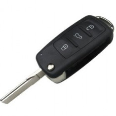 Cheie auto completa compatibila Volkswagen 433 Mhz ASK Keyless Go 5KO959753AG /5KO837202AJ Chip ID48