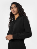 Hanorac de molton crop-top cu glugă pentru femei, 4F Sportswear