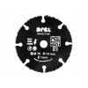 Disc Diamantat Drel 76mm, Taiere Uscata, Segmentat, Lemn, Plastic, Viteza Max 20000 RPM, Mini Polizor Unghiular