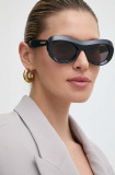 Bottega Veneta ochelari de soare femei, culoarea albastru marin, BV1284S