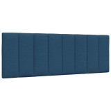 VidaXL Pernă pentru tăblie de pat, albastru, 120 cm, material textil