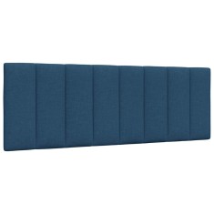 vidaXL Pernă pentru tăblie de pat, Hanko, albastru, 120 cm, material textil 4019162