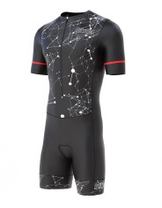 Costum intreg ciclism pentru barbati Sikma, negru, marime XL - OUTLET