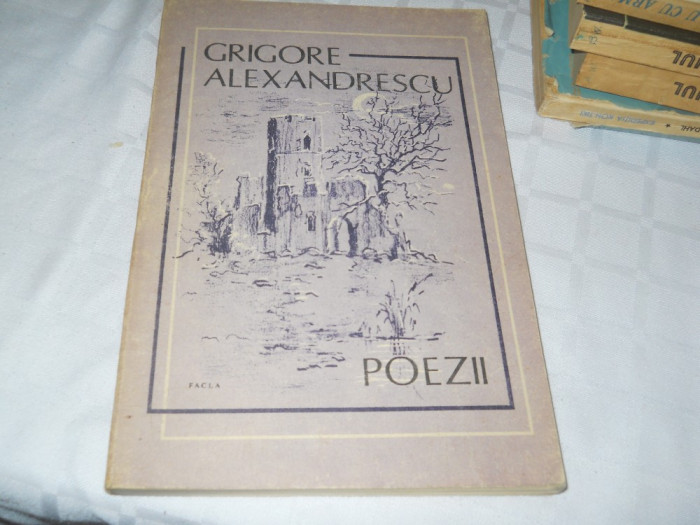 POEZII - GRIGORE ALEXANDRESCU,Carte Noua,1987